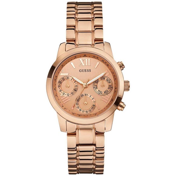 Women’s Rose Gold Guess Chronograph Watch - Picture 2 of 2